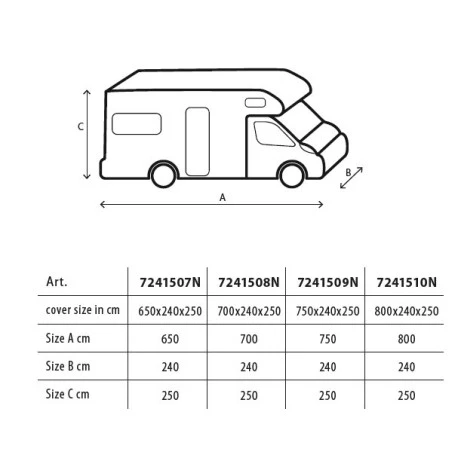 Camper Cover | SI 6 M - 700-750 5 Camper Cover | SI 6 M - 700-750 - immagine 5