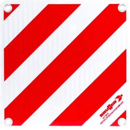 Cartello Carichi Sporgenti Brunner Zebra Alu 1 Cartello Carichi Sporgenti Brunner Zebra Alu