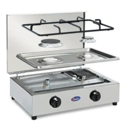 Parker® Fornello A Gas 2F Inox 6 Parker® Fornello A Gas 2F Inox -Campeggio Negozio fornello a gas inox 200 2