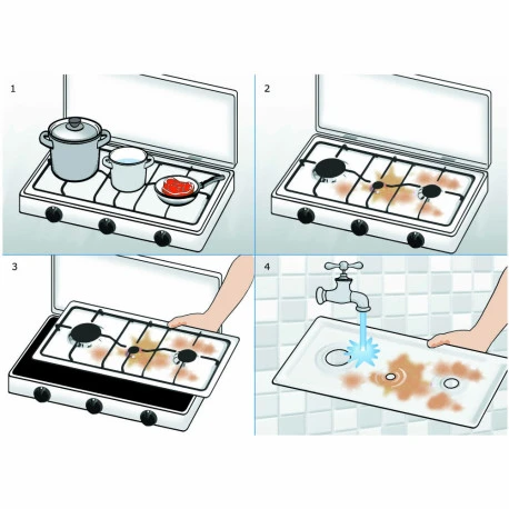 Parker® Fornello A Gas 3F Inox 4 Parker® Fornello A Gas 3F Inox - immagine 4