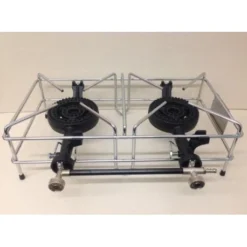 Fornellone Europa In Filo Cromato 2 FUOCHI