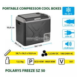 Frigo Congelatore Portatile Brunner Polarys Freeze SZ 50 38 Frigo Congelatore Portatile Brunner Polarys Freeze SZ 50 -Campeggio Negozio frigo congelatore portatile brunner polarys freeze sz 50 bivalente compressione 18