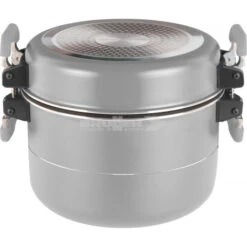 Pentole Brunner Fusion 7+1 Ø 22 -Campeggio Negozio pentole brunner fusion 71 o 22 chiusura magnetica fondo ceramica antiaderente gas elettrico induzione 2