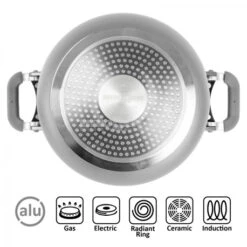 Pentole Brunner Fusion 7+1 Ø 22 -Campeggio Negozio pentole brunner fusion 71 o 22 chiusura magnetica fondo ceramica antiaderente gas elettrico induzione 5