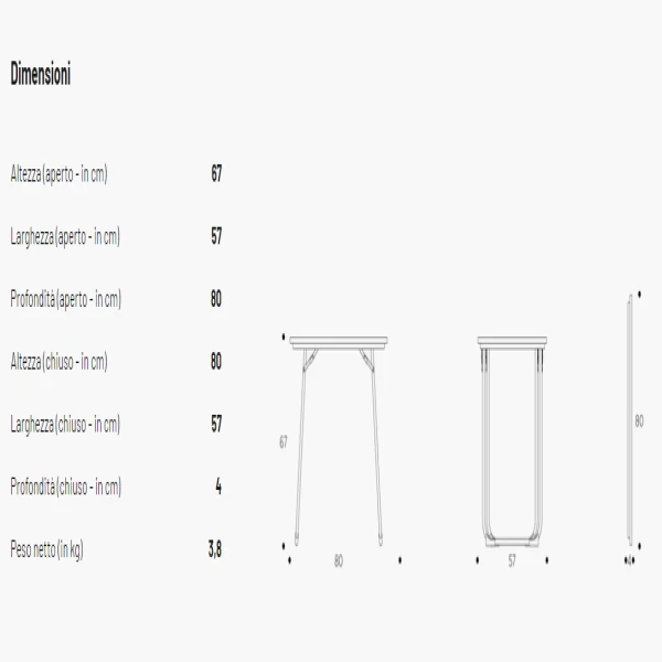 Tavolo LaFuma Fidji 3 Tavolo LaFuma Fidji - immagine 3