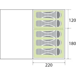 Tenda Brunner Arquis Outdoor 5 -Campeggio Negozio tenda arqus outdoor 5 3