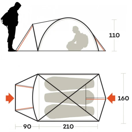 Tenda Ferrino Atacama 3 2 Tenda Ferrino Atacama 3 - immagine 2