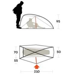 Tenda Ferrino Nemesi 1 PRO 14 Tenda Ferrino Nemesi 1 PRO -Campeggio Negozio tenda ferrino nemesi 1 pro leggera intuitiva struttura interna rapido montaggio hiker ciclismo 6