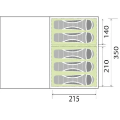 Tenda Brunner Paraiso 5/6 -Campeggio Negozio tenda paraiso 8